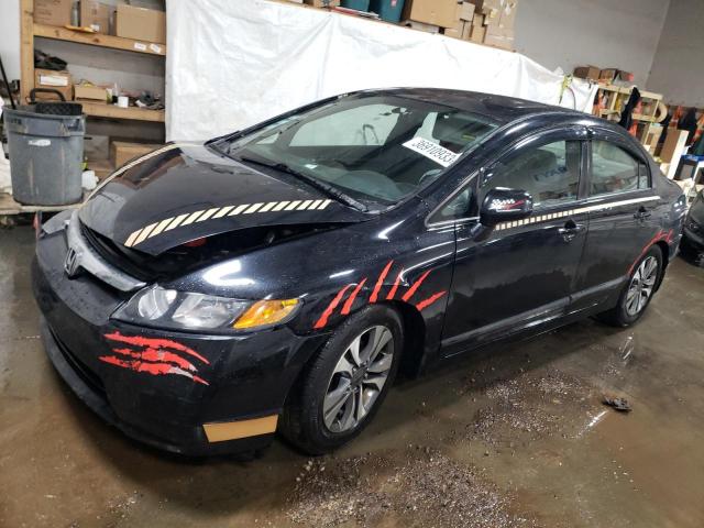 HONDA CIVIC EX 2008 with VIN 1HGFA16898L089668 - Photo from auction