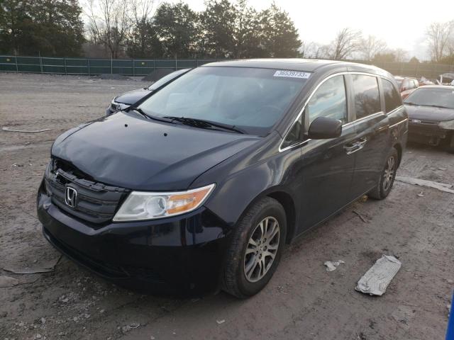 HONDA ODYSSEY EX 2012 with VIN 5FNRL5H62CB013830 - Photo from auction