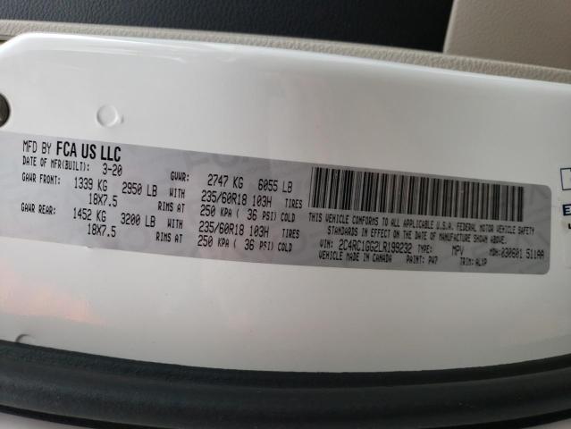 Photo 14 from auction – 2020 CHRYSLER PACIFICA L with VIN 2C4RC1GG2LR199232