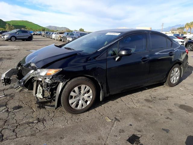 Photo 1 from auction – 2012 HONDA CIVIC LX with VIN 2HGFB2F57CH571313