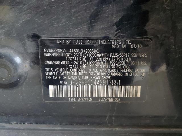Photo 14 from auction – 2010 SUBARU FORESTER 2 with VIN JF2SH6CC4AG913851