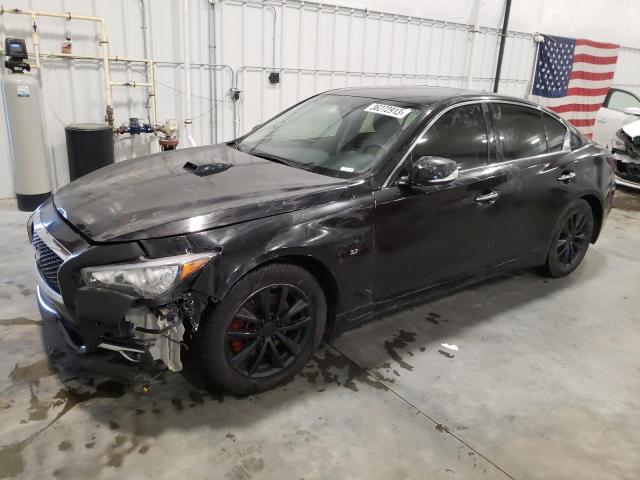 INFINITI Q50 BASE 2014 with VIN JN1BV7AR3EM694282 - Photo from auction