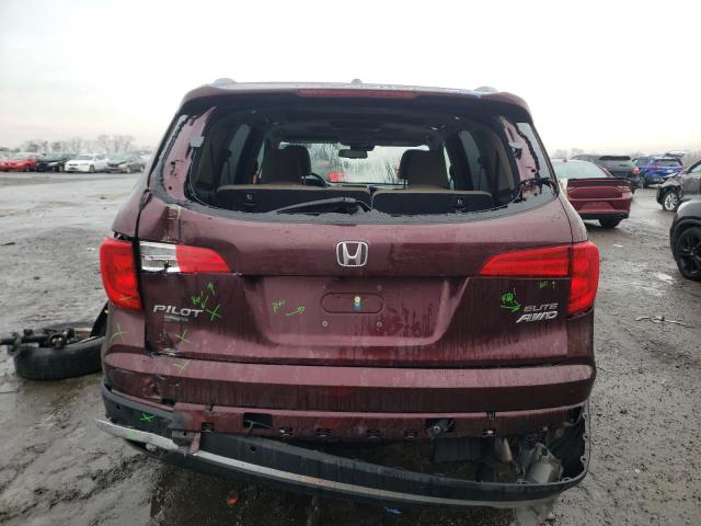 Photo 6 from auction – 2016 HONDA PILOT ELIT with VIN 5FNYF6H00GB102273