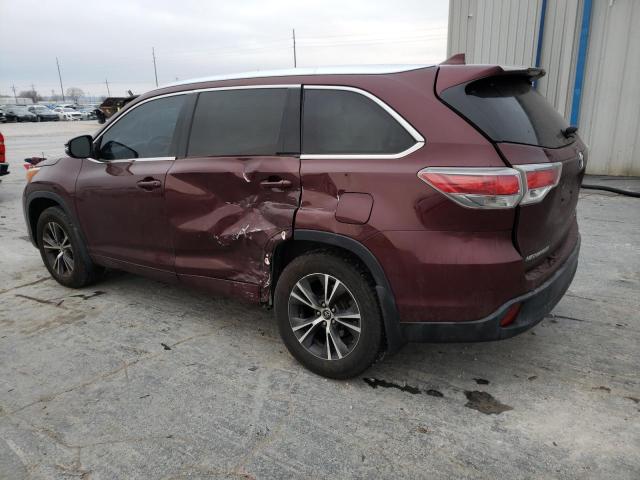 Photo 2 from auction – 2016 TOYOTA HIGHLANDER with VIN 5TDJKRFH4GS328805