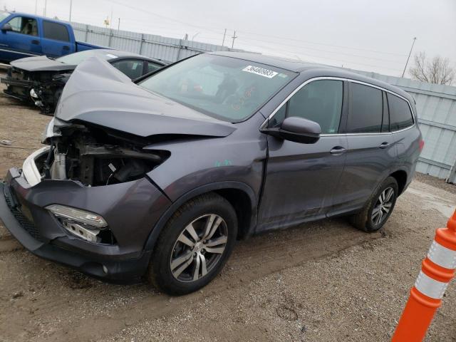 HONDA PILOT EXL 2017 with VIN 5FNYF6H80HB092433 - Photo from auction