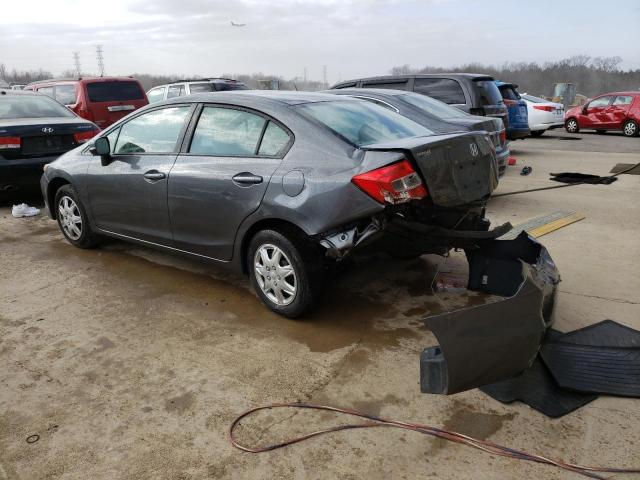 Photo 2 from auction – 2012 HONDA CIVIC LX with VIN 19XFB2F52CE078018