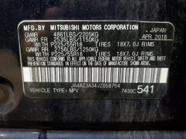 Photo 14 from auction – 2018 MITSUBISHI OUTLANDER with VIN JA4AZ3A34JZ058754