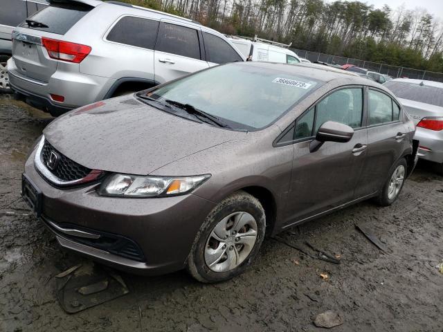 HONDA CIVIC LX 2014 with VIN 2HGFB2F50EH512008 - Photo from auction