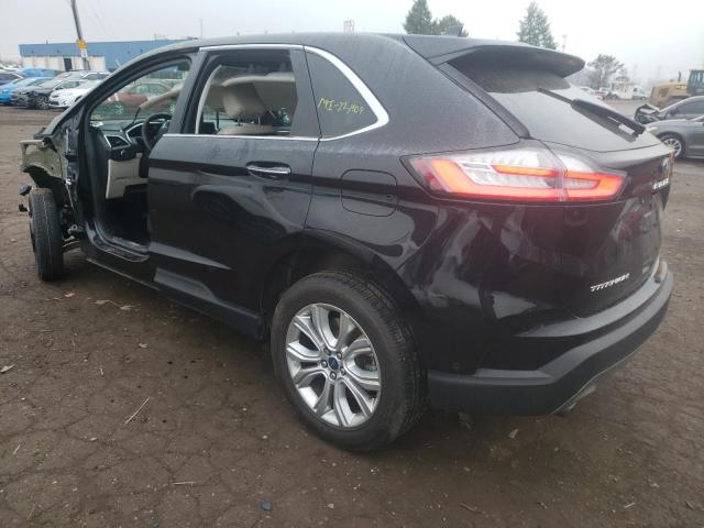 Photo 2 from auction – 2021 FORD EDGE TITAN with VIN 2FMPK4K91MBA39868