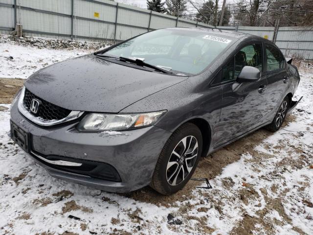 HONDA CIVIC EX 2013 with VIN 2HGFB2F82DH523245 - Photo from auction