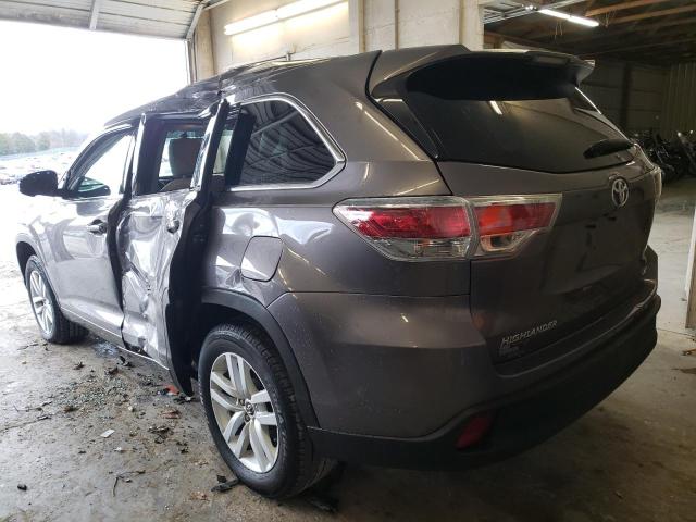 Photo 2 from auction – 2016 TOYOTA HIGHLANDER with VIN 5TDZKRFH5GS143357