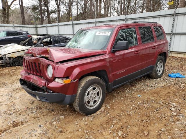 JEEP PATRIOT SP 2016 with VIN 1C4NJPBBXGD656624 - Photo from auction