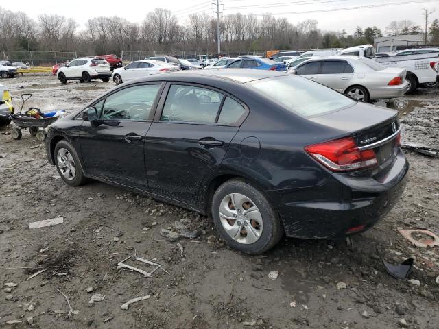 Photo 2 from auction – 2013 HONDA CIVIC LX with VIN 19XFB2F54DE242323