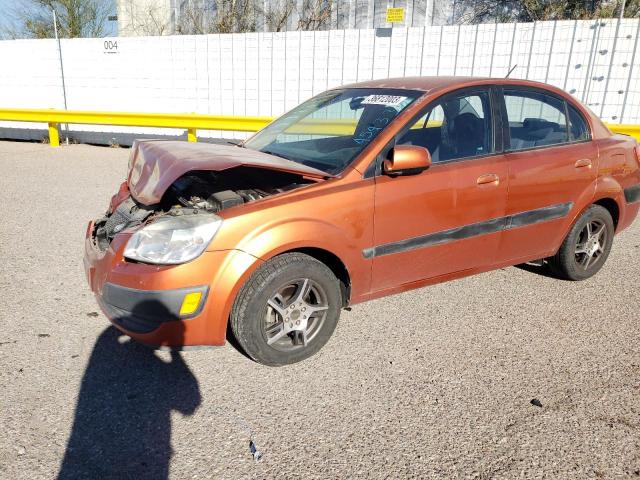 KIA RIO BASE 2009 with VIN KNADE223296454330 - Photo from auction