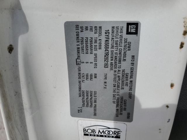 Photo 14 from auction – 2007 CADILLAC ESCALADE E with VIN 1GYFK66847R282163
