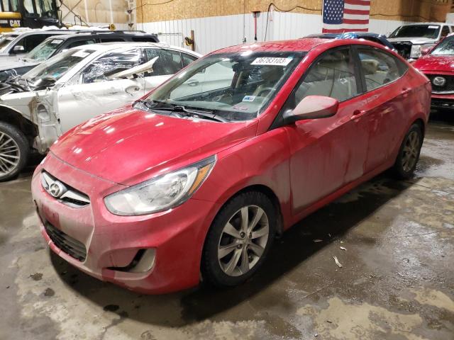 HYUNDAI ACCENT GLS 2013 with VIN KMHCU4AE7DU444599 - Photo from auction
