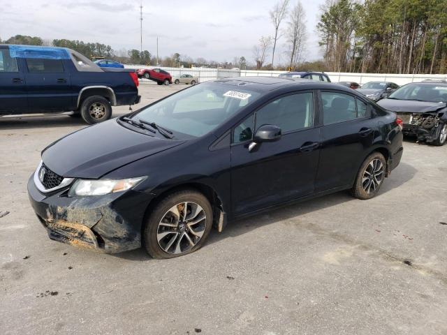HONDA CIVIC EX 2013 with VIN 2HGFB2F81DH521812 - Photo from auction