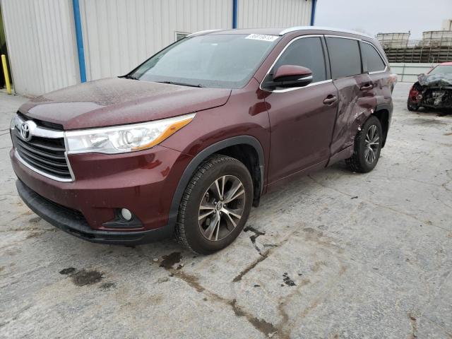 TOYOTA HIGHLANDER 2016 with VIN 5TDJKRFH4GS328805 - Photo from auction