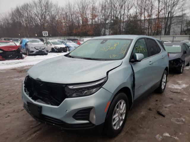 CHEVROLET EQUINOX LT 2022 with VIN 2GNAXUEV7N6136529 - Photo from auction