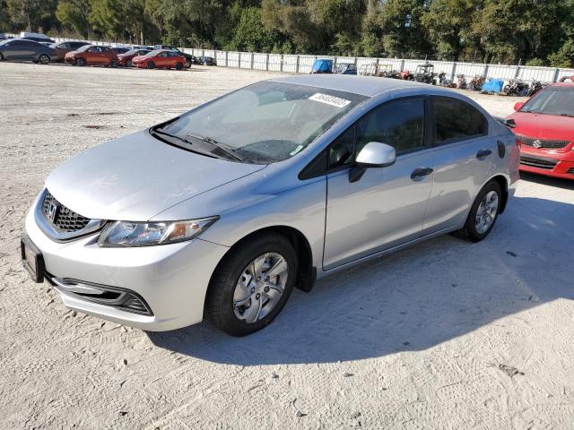 HONDA CIVIC LX 2013 with VIN 19XFB2F58DE086402 - Photo from auction