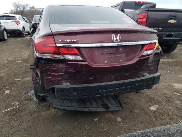 Photo 6 from auction – 2015 HONDA CIVIC LX with VIN 19XFB2F54FE250943