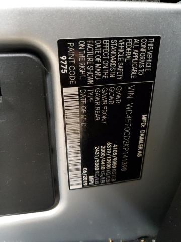 Photo 10 from auction – 2019 MERCEDES-BENZ SPRINTER 2 with VIN WD4FF0CD2KP141398