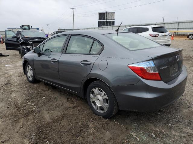 Photo 2 from auction – 2012 HONDA CIVIC HYBR with VIN JHMFB4F24CS004242