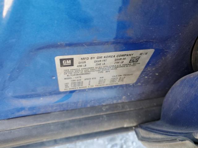 Photo 14 from auction – 2016 CHEVROLET TRAX LS with VIN KL7CJKSB4GB640003