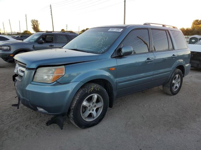 HONDA PILOT EX 2006 with VIN 5FNYF28546B045322 - Photo from auction