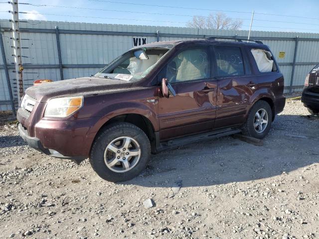 HONDA PILOT EXL 2008 with VIN 5FNYF18618B043520 - Photo from auction
