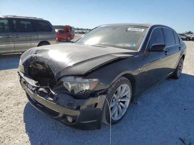 BMW 750 2007 with VIN WBAHN83597DT75315 - Photo from auction