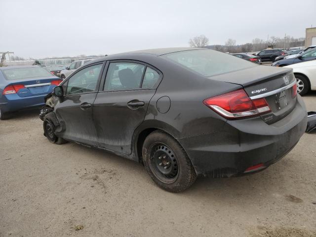 Photo 2 from auction – 2013 HONDA CIVIC LX with VIN 2HGFB2F58DH550231