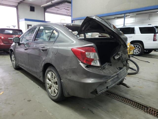 Photo 2 from auction – 2012 HONDA CIVIC LX with VIN 19XFB2F55CE392651