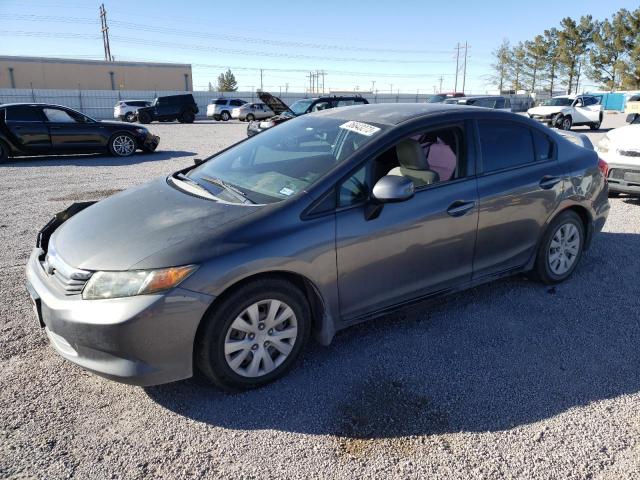 HONDA CIVIC LX 2012 with VIN 2HGFB2F58CH586368 - Photo from auction