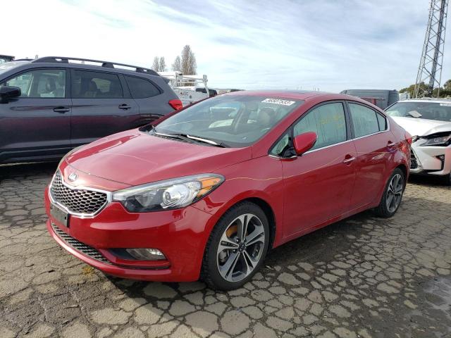 KIA FORTE EX 2014 with VIN KNAFZ4A86E5235280 - Photo from auction