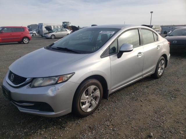 Photo 1 from auction – 2013 HONDA CIVIC LX with VIN 19XFB2F50DE200702