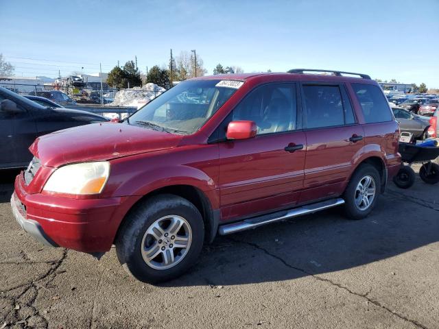 HONDA PILOT EXL 2004 with VIN 2HKYF18544H601637 - Photo from auction