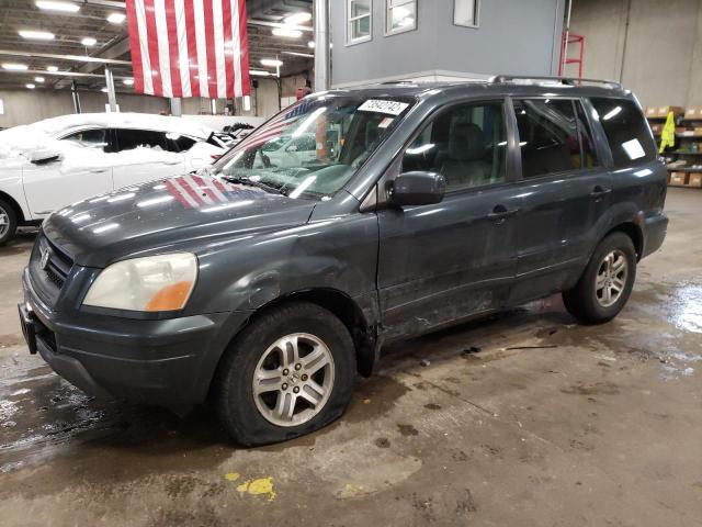 HONDA PILOT EXL 2004 with VIN 2HKYF18564H505749 - Photo from auction