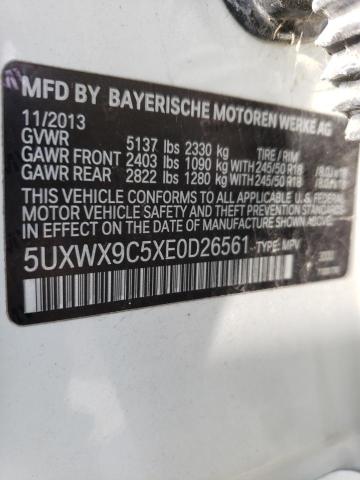 Photo 14 from auction – 2014 BMW X3 XDRIVE2 with VIN 5UXWX9C5XE0D26561