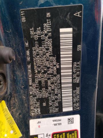 Photo 14 from auction – 2012 TOYOTA SIENNA SPO with VIN 5TDXK3DC1CS184266