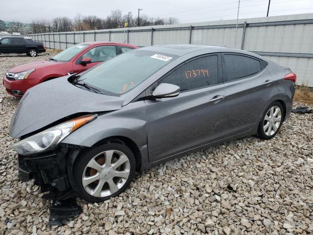 HYUNDAI ELANTRA GL 2012 with VIN 5NPDH4AE3CH105795 - Photo from auction