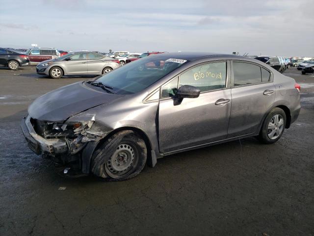 HONDA CIVIC LX 2014 with VIN 2HGFB2F57EH528853 - Photo from auction