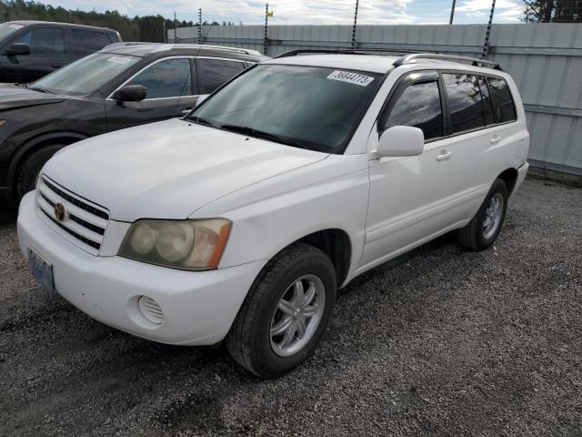 TOYOTA HIGHLANDER 2002 with VIN JTEGF21A220057556 - Photo from auction