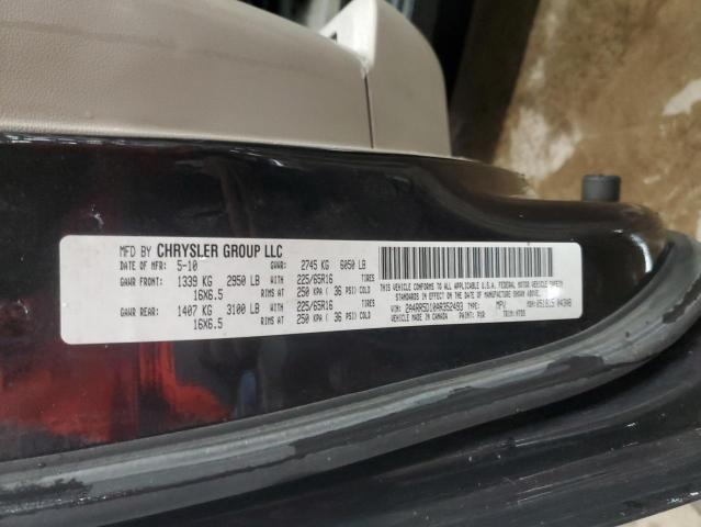 Photo 14 from auction – 2010 CHRYSLER TOWN & COU with VIN 2A4RR5D10AR352493