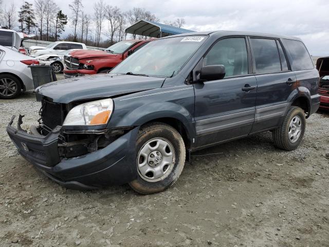 Photo 1 from auction – 2005 HONDA PILOT LX with VIN 2HKYF18125H540190