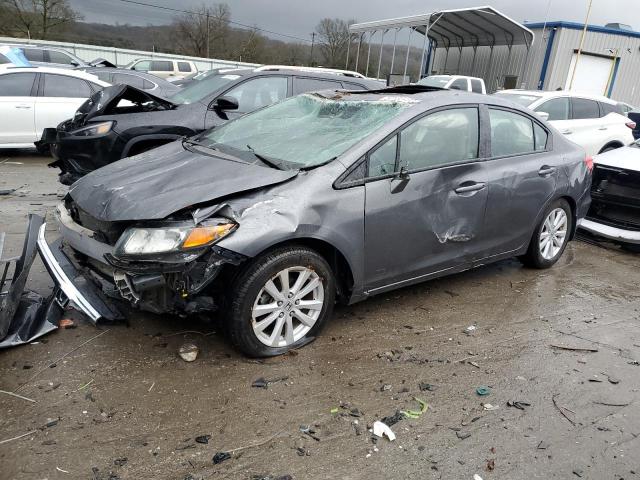 HONDA CIVIC EXL 2012 with VIN 2HGFB2F95CH524588 - Photo from auction