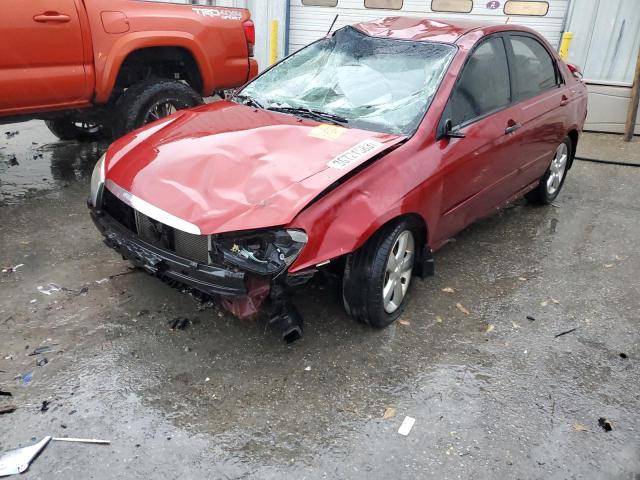 KIA SPECTRA EX 2008 with VIN KNAFE121285014940 - Photo from auction