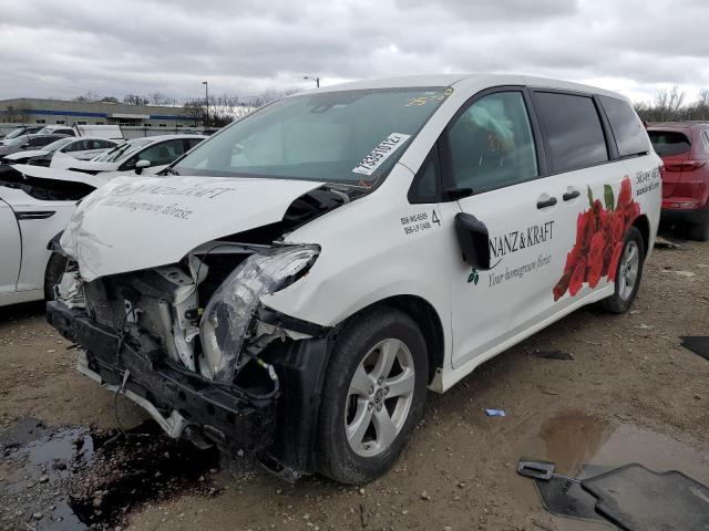 TOYOTA SIENNA L 2020 with VIN 5TDZZ3DCXLS059285 - Photo from auction