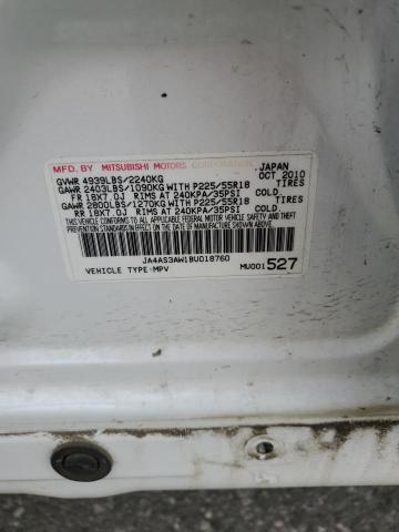 Photo 14 from auction – 2011 MITSUBISHI OUTLANDER with VIN JA4AS3AW1BU018760