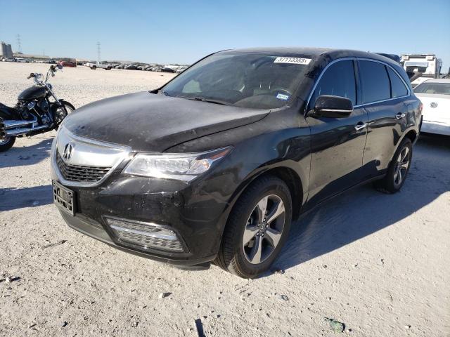 ACURA MDX 2016 with VIN 5FRYD4H26GB060217 - Photo from auction